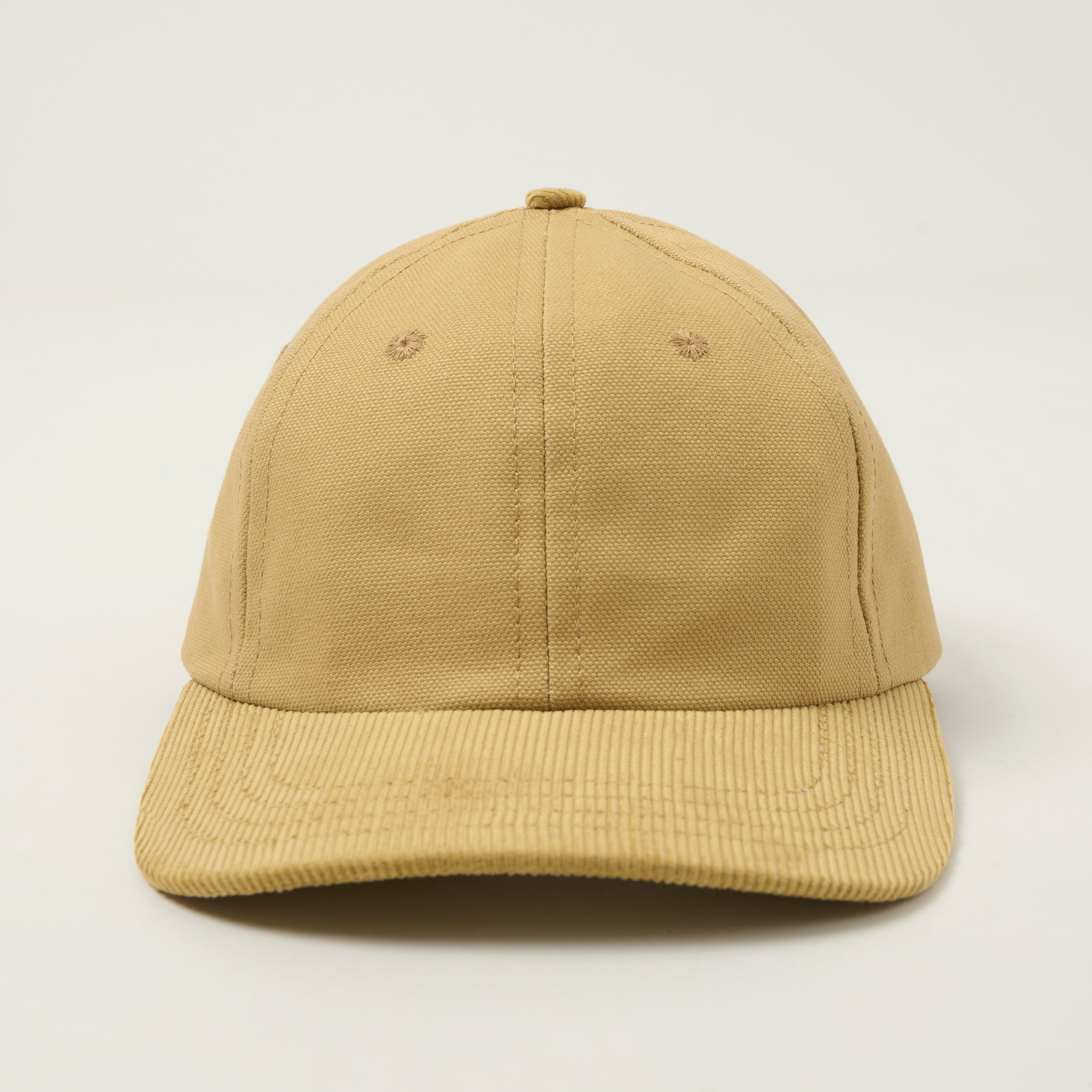 Dehen 1920 Canvas/Corduroy Baseball Cap - Tan/Fawn