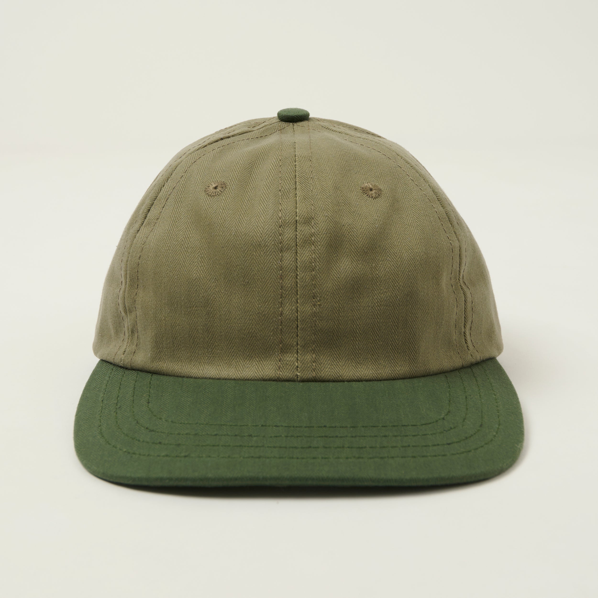 Dehen 1920 Waxed Cotton Baseball Cap - Sage/Spruce