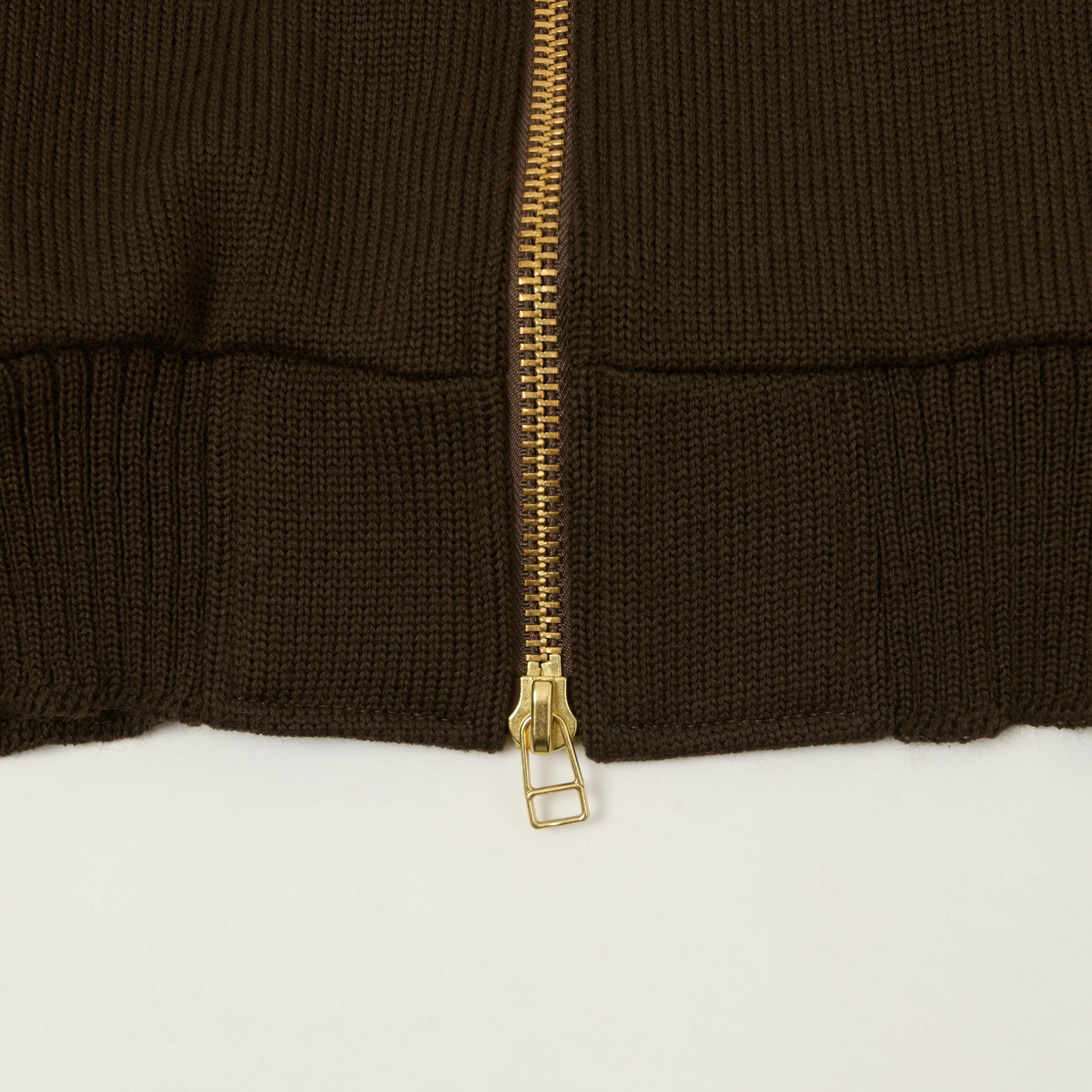Dehen 1920 'Full-Throttle' Moto-Sweater - Brown