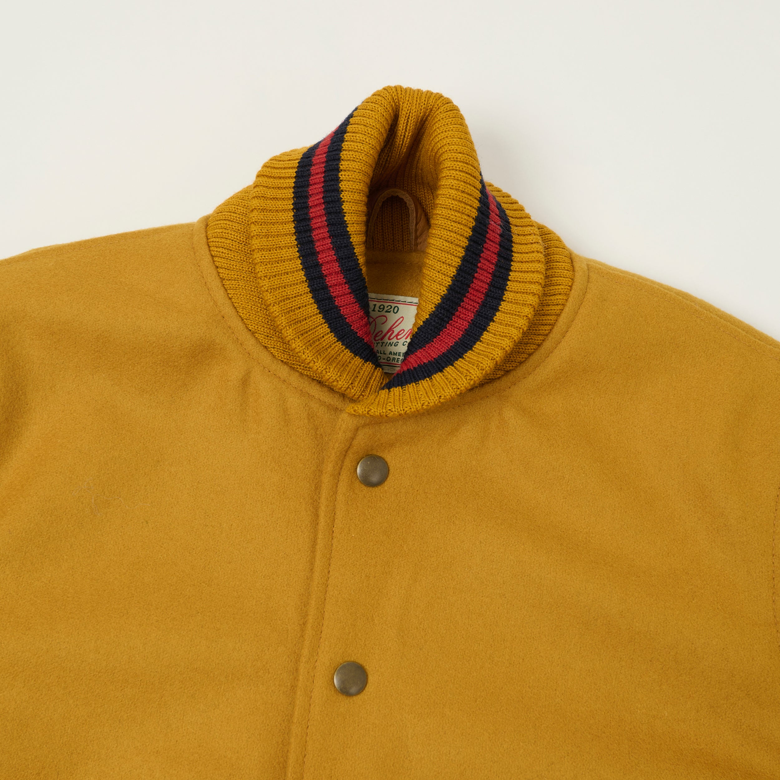 Dehen 1920 Varsity Jacket - Old Gold