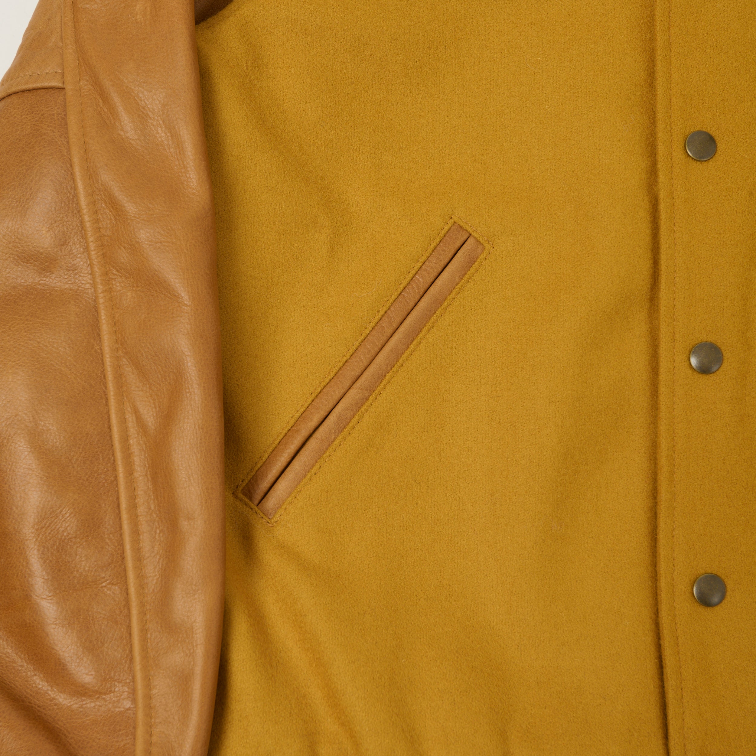 Dehen 1920 Varsity Jacket - Old Gold