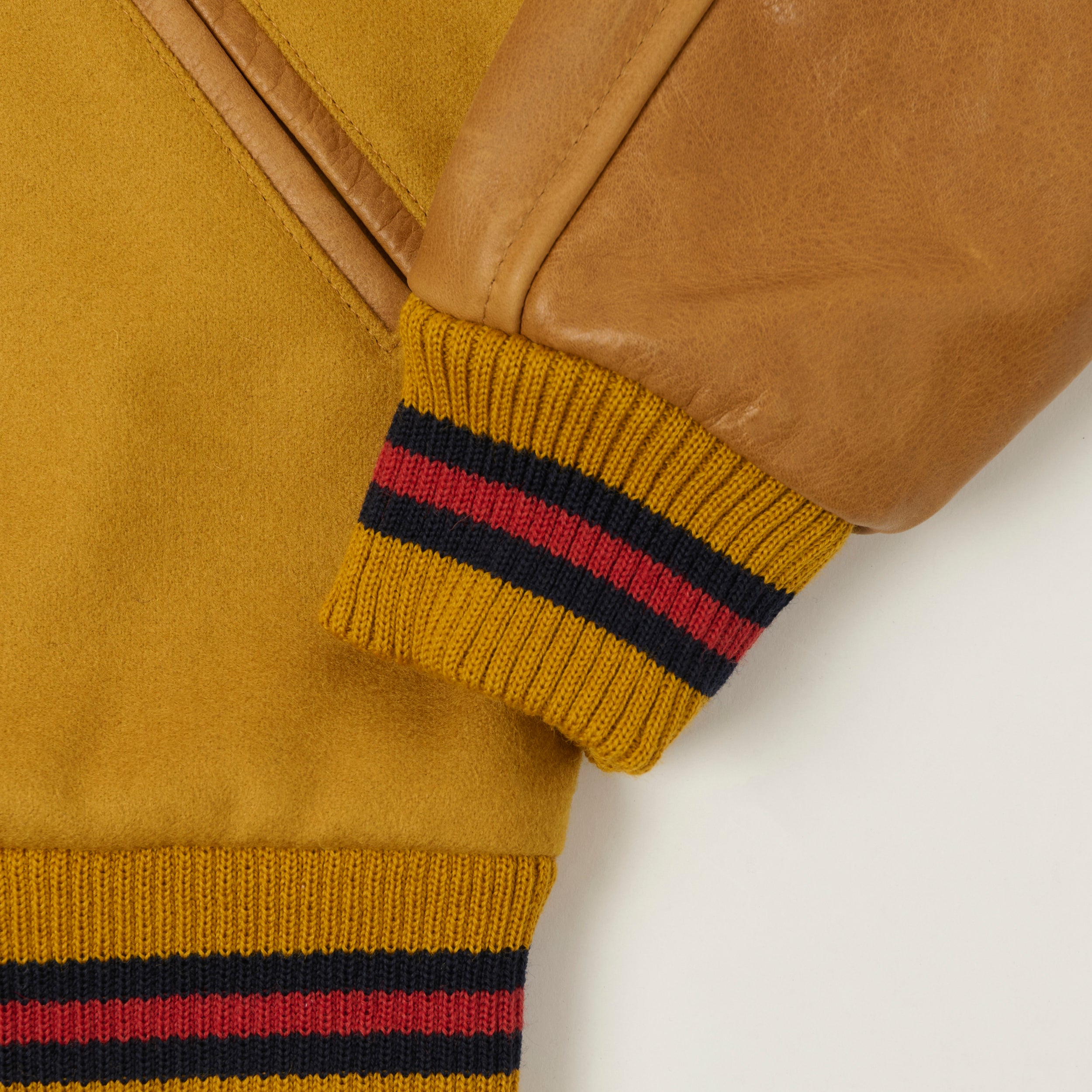 Dehen 1920 Varsity Jacket - Old Gold