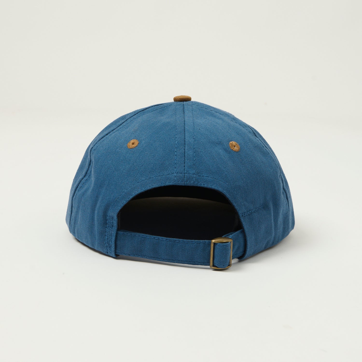 Dehen 1920 Waxed Cotton Baseball Cap - Mock Blue/Nicotine