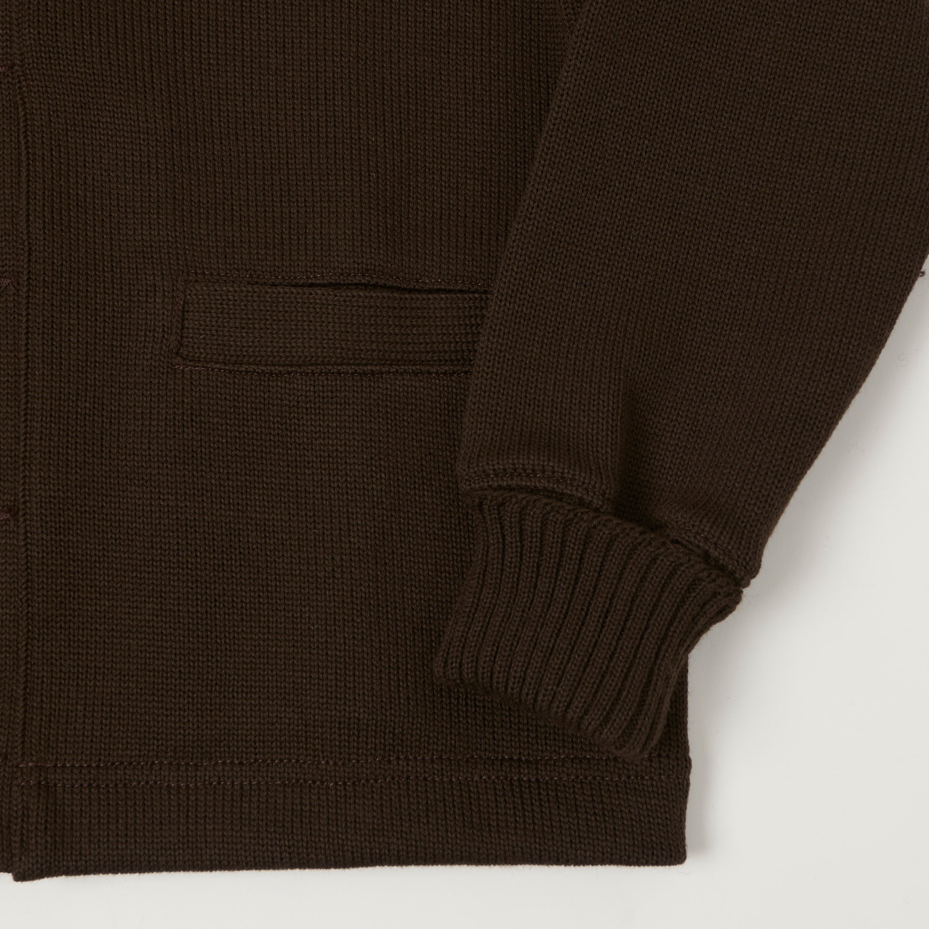 Dehen 1920 Classic Cardigan - Brown