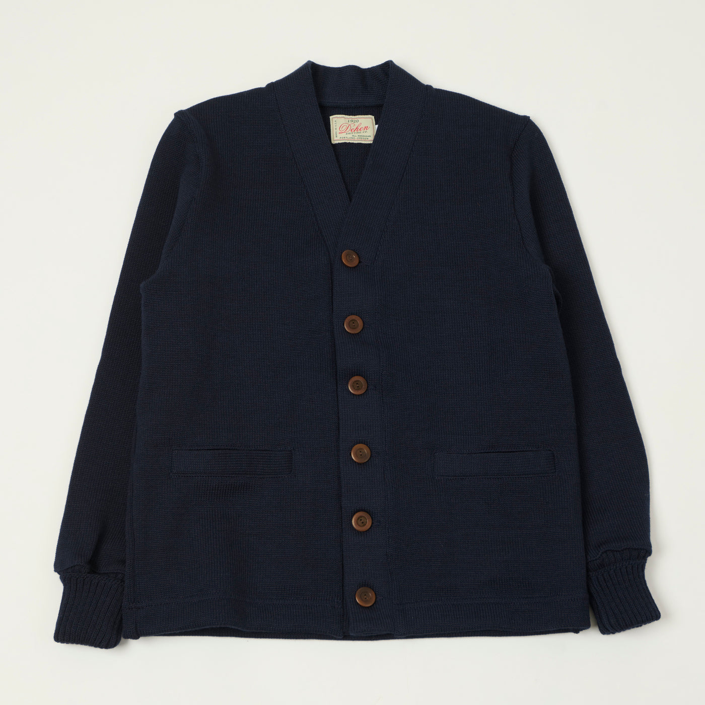 Dehen 1920 Classic Cardigan - Dark Navy