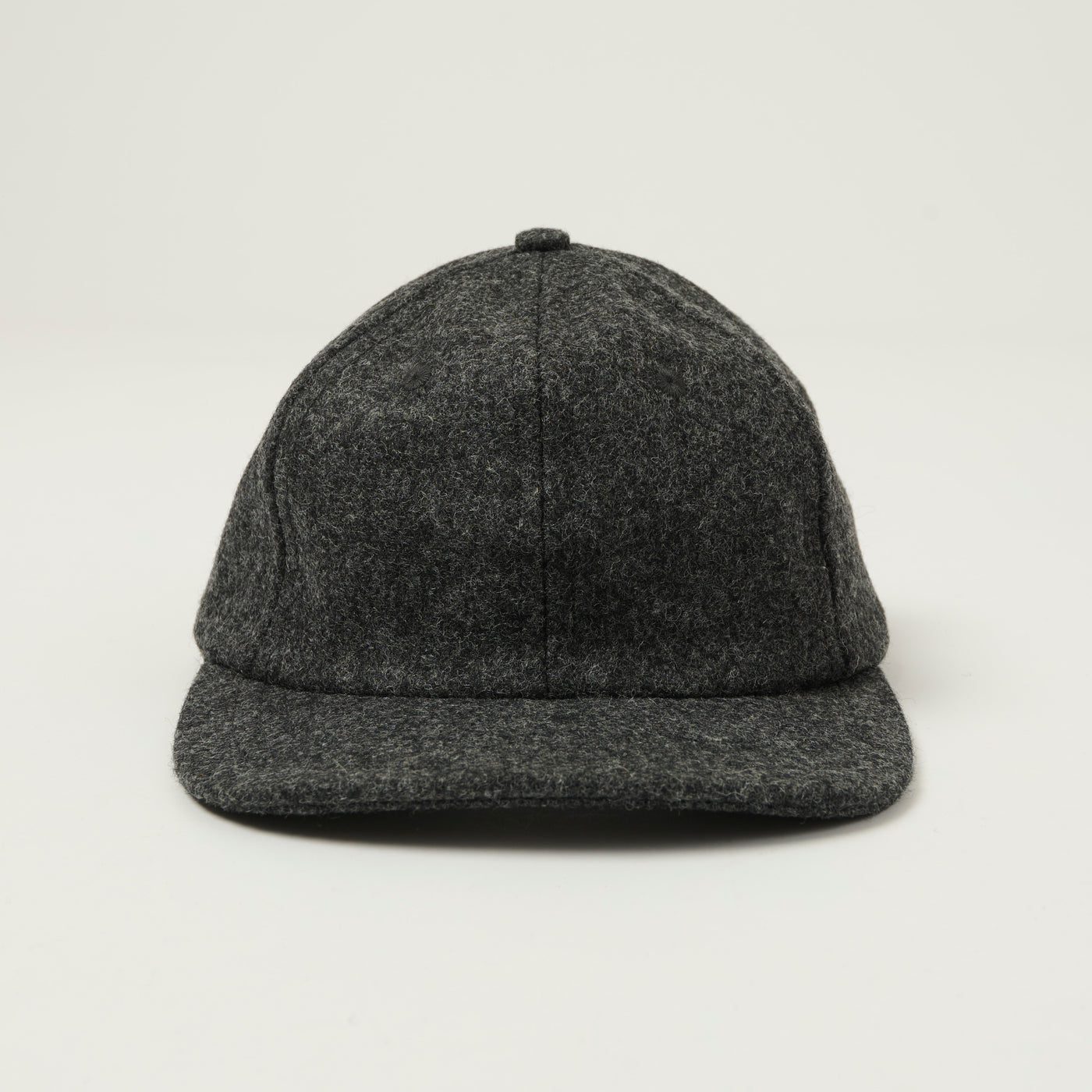 Dehen 1920 Melton Wool Baseball Hat - Granite