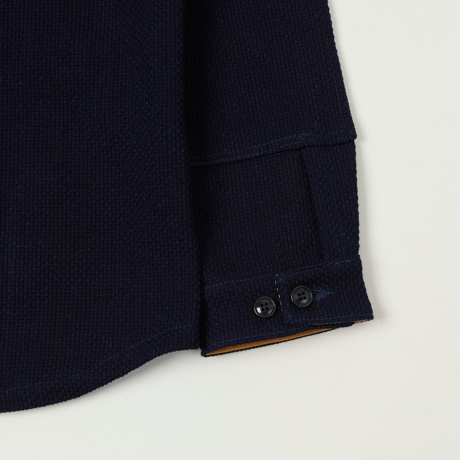 Dehen 1920 Crissman Sashiko Over Shirt - Indigo