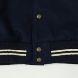 Dehen 1920 Varsity Jacket - Dark Navy/Antique Rust