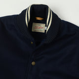 Dehen 1920 Varsity Jacket - Dark Navy/Antique Rust