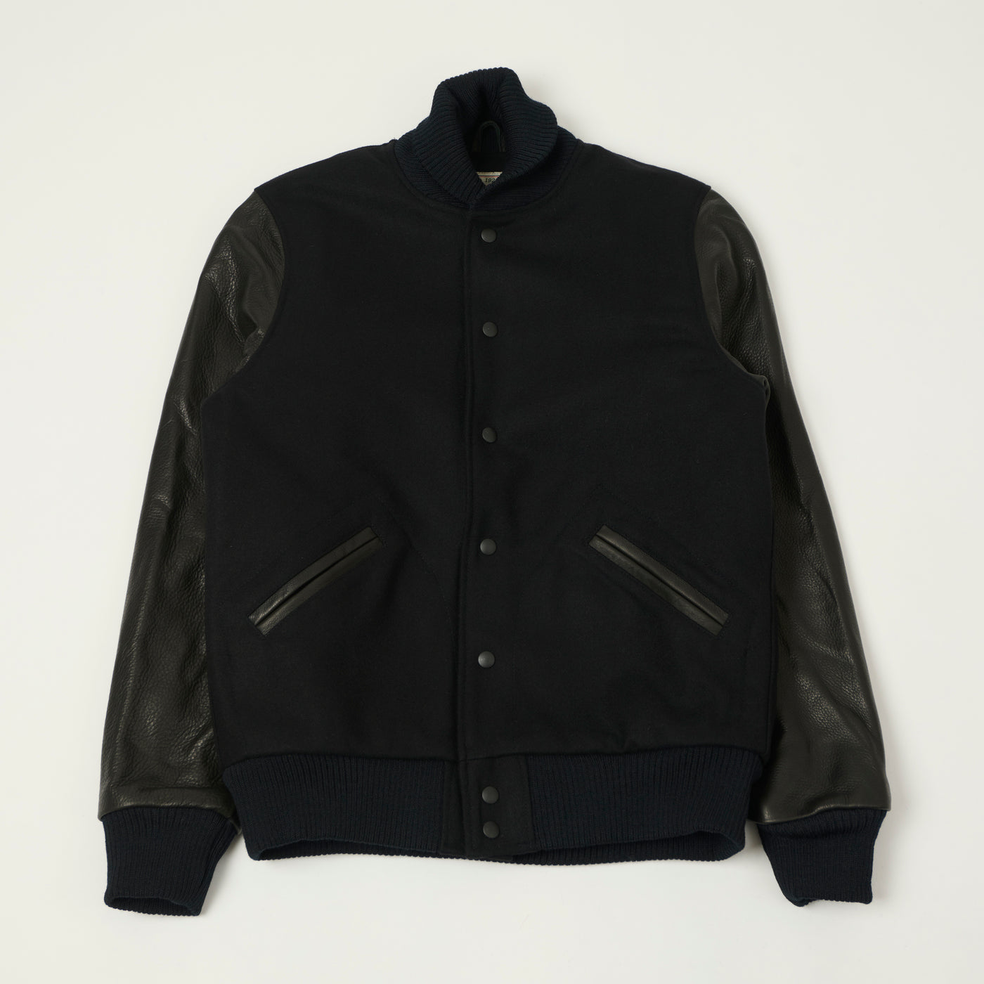 Dehen 1920 Varsity Jacket - Black/Black