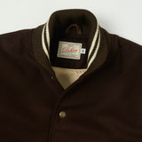 Dehen 1920 Varsity Jacket - Brown/Antique Brandy