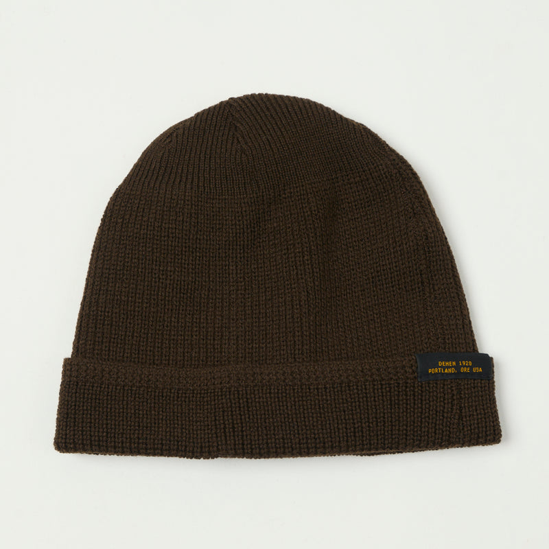 Dehen 1920 Wool Knit Watch Cap - Brown