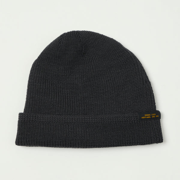 Dehen 1920 Wool Knit Watch Cap - Dark Charcoal