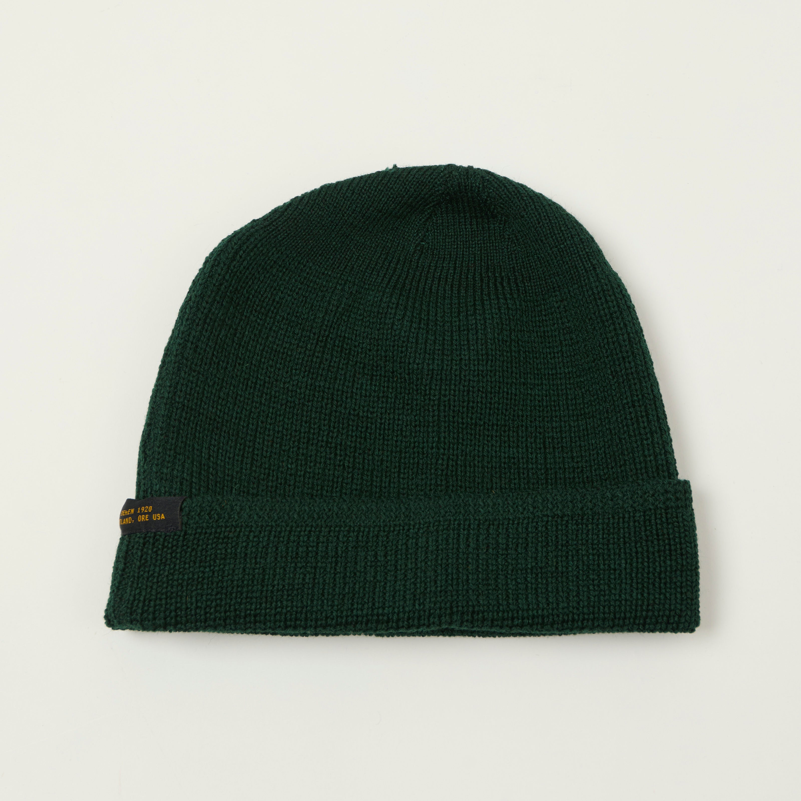 Dehen 1920 Wool Knit Watch Cap - Pine