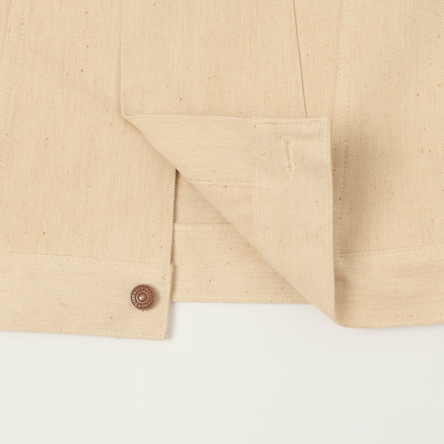 Denime Lot. 233-66M Mother Cotton Type III Denim Jacket - Ecru