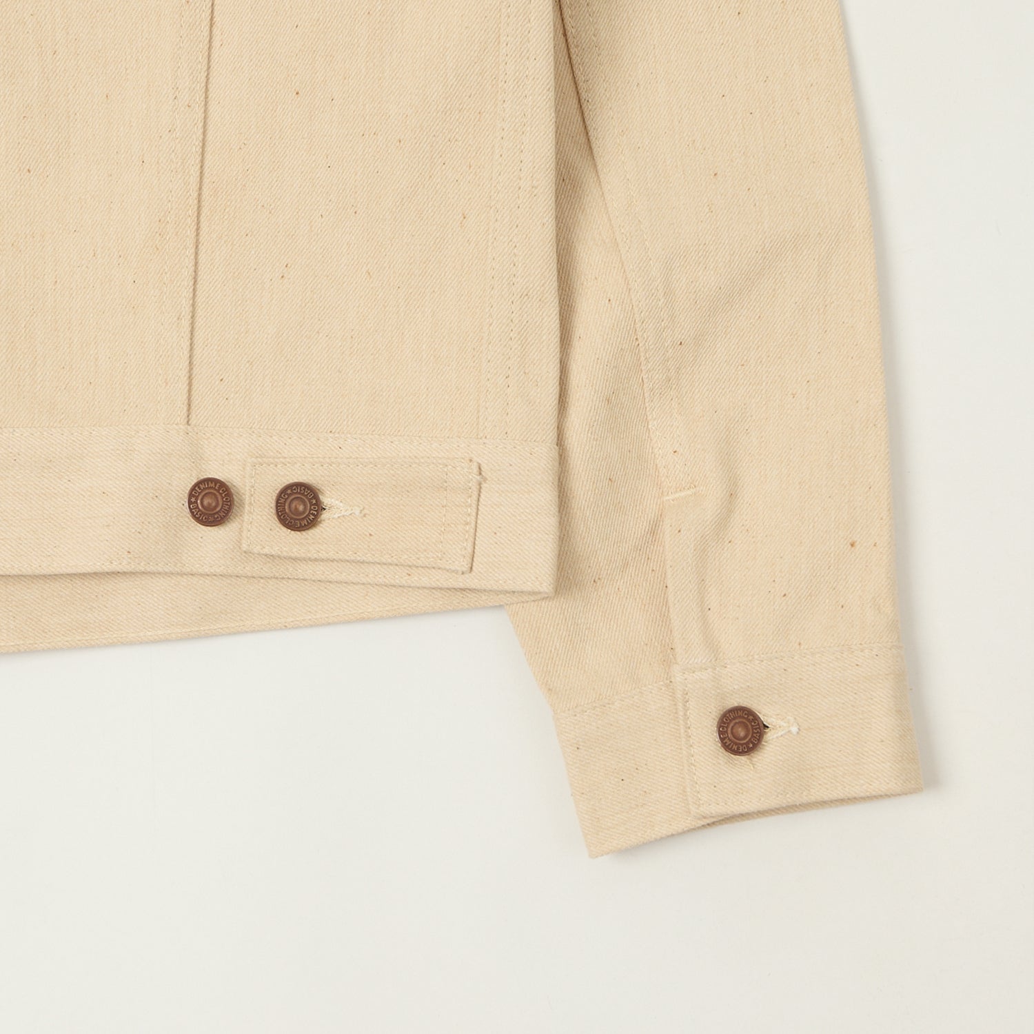 Denime Lot. 233-66M Mother Cotton Type III Denim Jacket - Ecru