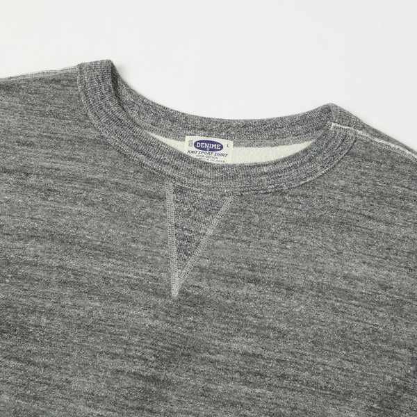Denime Lot. 260 4-Needle Sweatshirt - Dark Grey