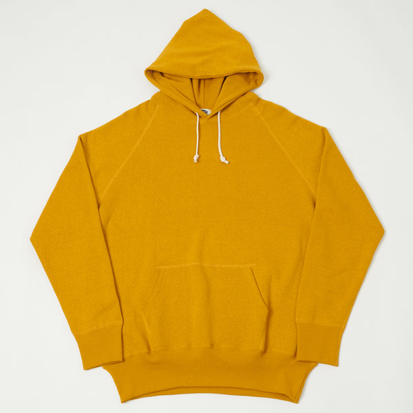 Denime Lot. 262 4-Needle Hooded Sweatshirt - Yellow