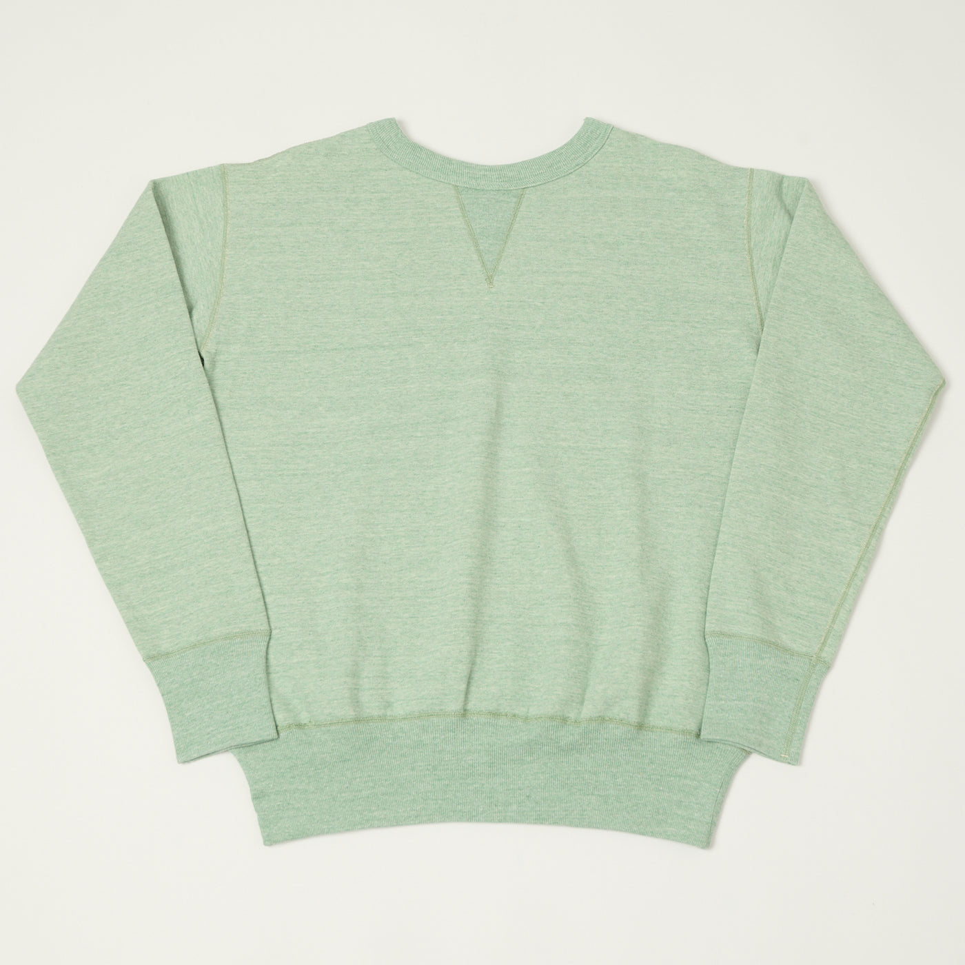 Denime Lot. 268 '88/12' 4 Needle Crew Neck Sweatshirt - Heather Green