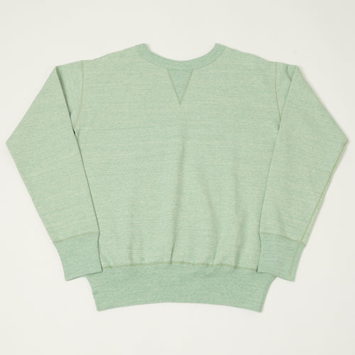 Denime Lot. 268 '88/12' 4 Needle Crew Neck Sweatshirt - Heather Green