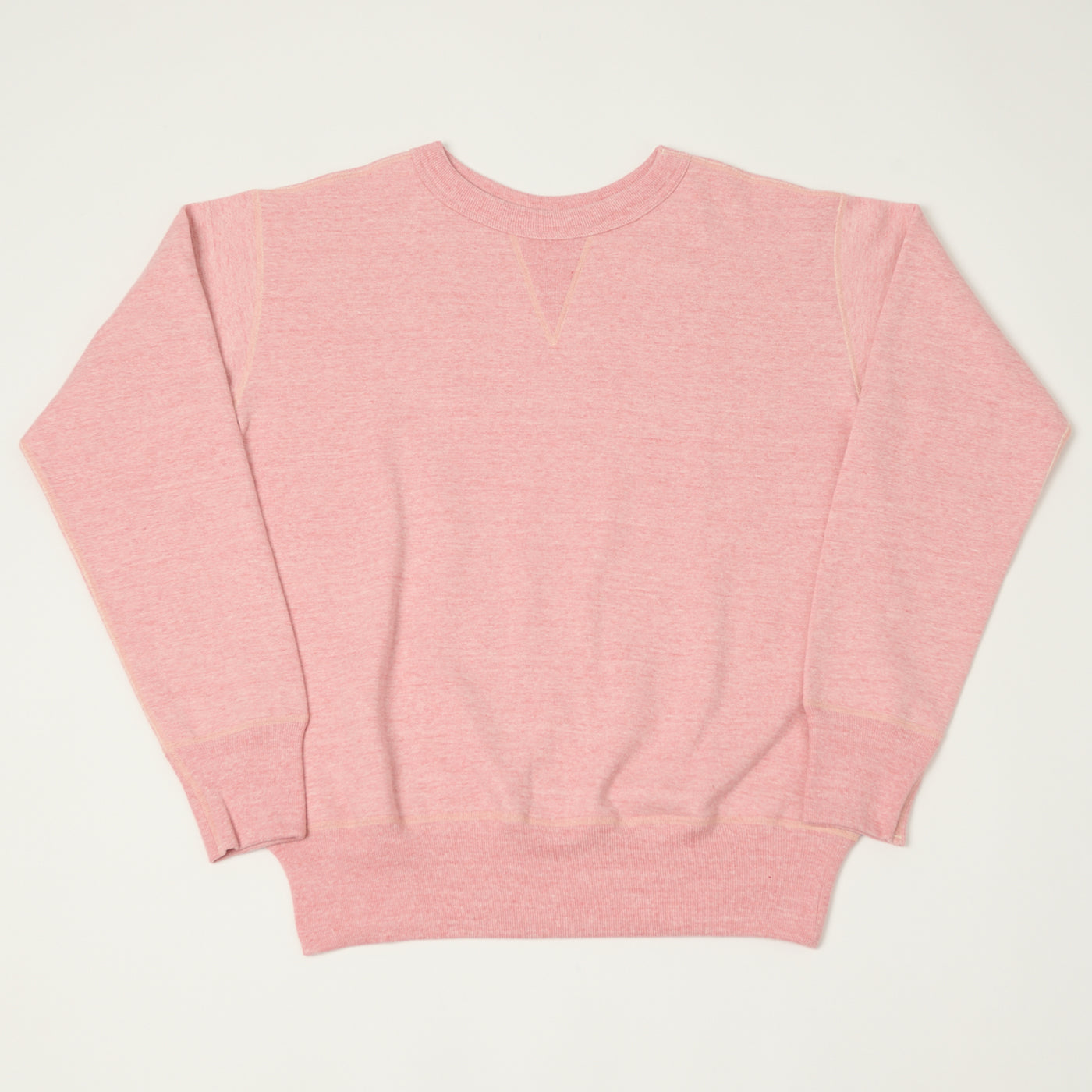 Denime Lot. 268 '88/12' 4 Needle Crew Neck Sweatshirt - Heather Red
