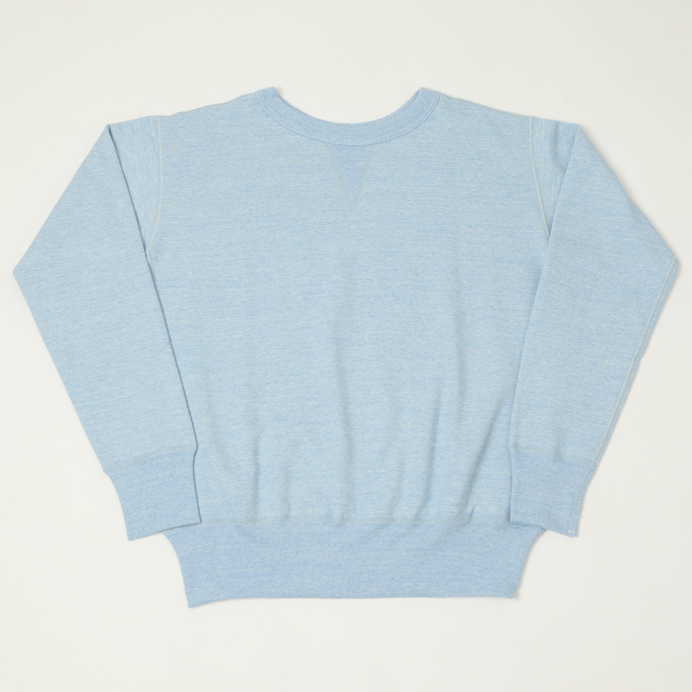 Denime Lot. 268 '88/12' 4 Needle Crew Neck Sweatshirt - Heather Blue