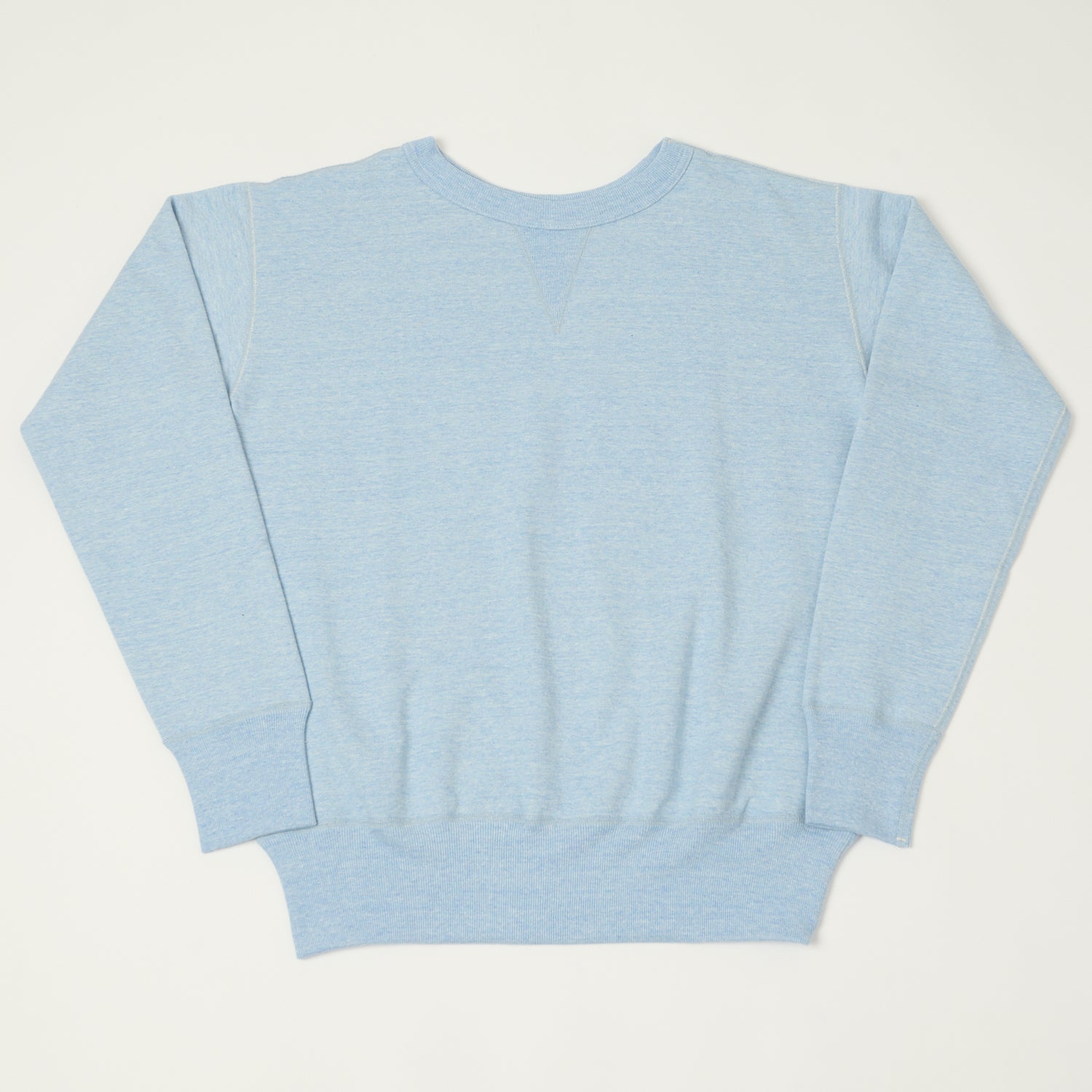 Denime Lot. 268 '88/12' 4 Needle Crew Neck Sweatshirt - Heather Blue