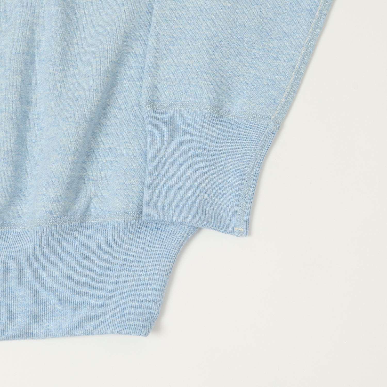 Denime Lot. 268 '88/12' 4 Needle Crew Neck Sweatshirt - Heather Blue
