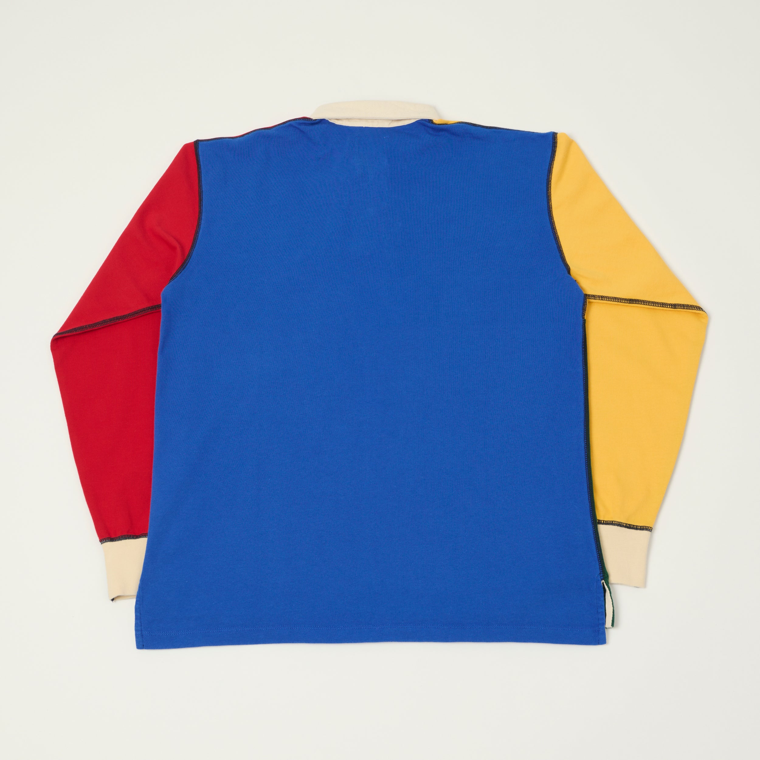Drake's Classic Rugby Shirt - Red/Yellow/Blue/Green