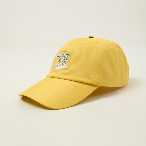 Drake's 'Cow Figuraine' Twill Baseball Cap - Mustard