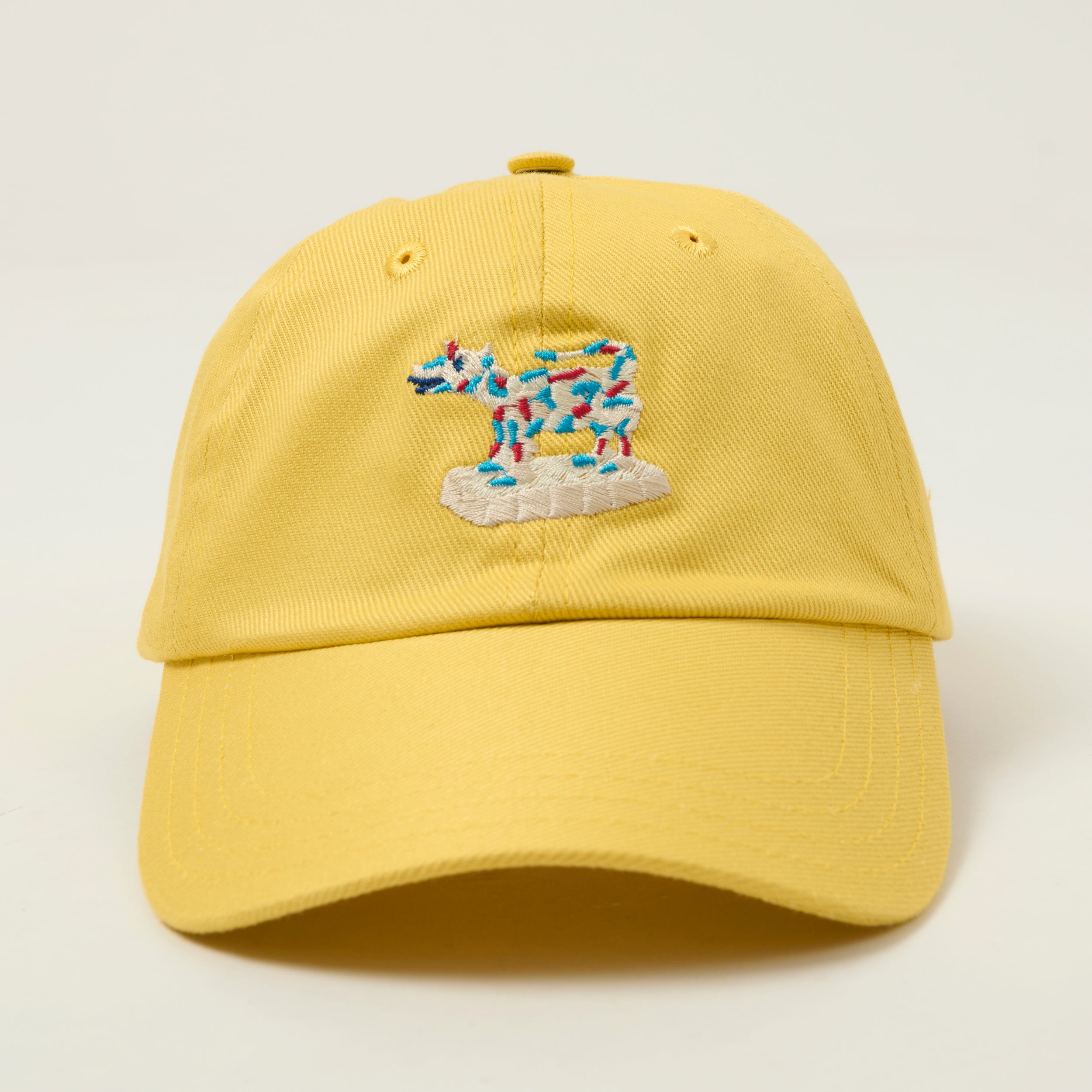 Drake's 'Cow Figuraine' Twill Baseball Cap - Mustard