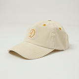 Drake's 'D' Capital Embroidery Corduroy Baseball Cap - Ecru