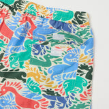 Drake's Ducks Print Drawstring Swim Shorts - Ecru/Multi