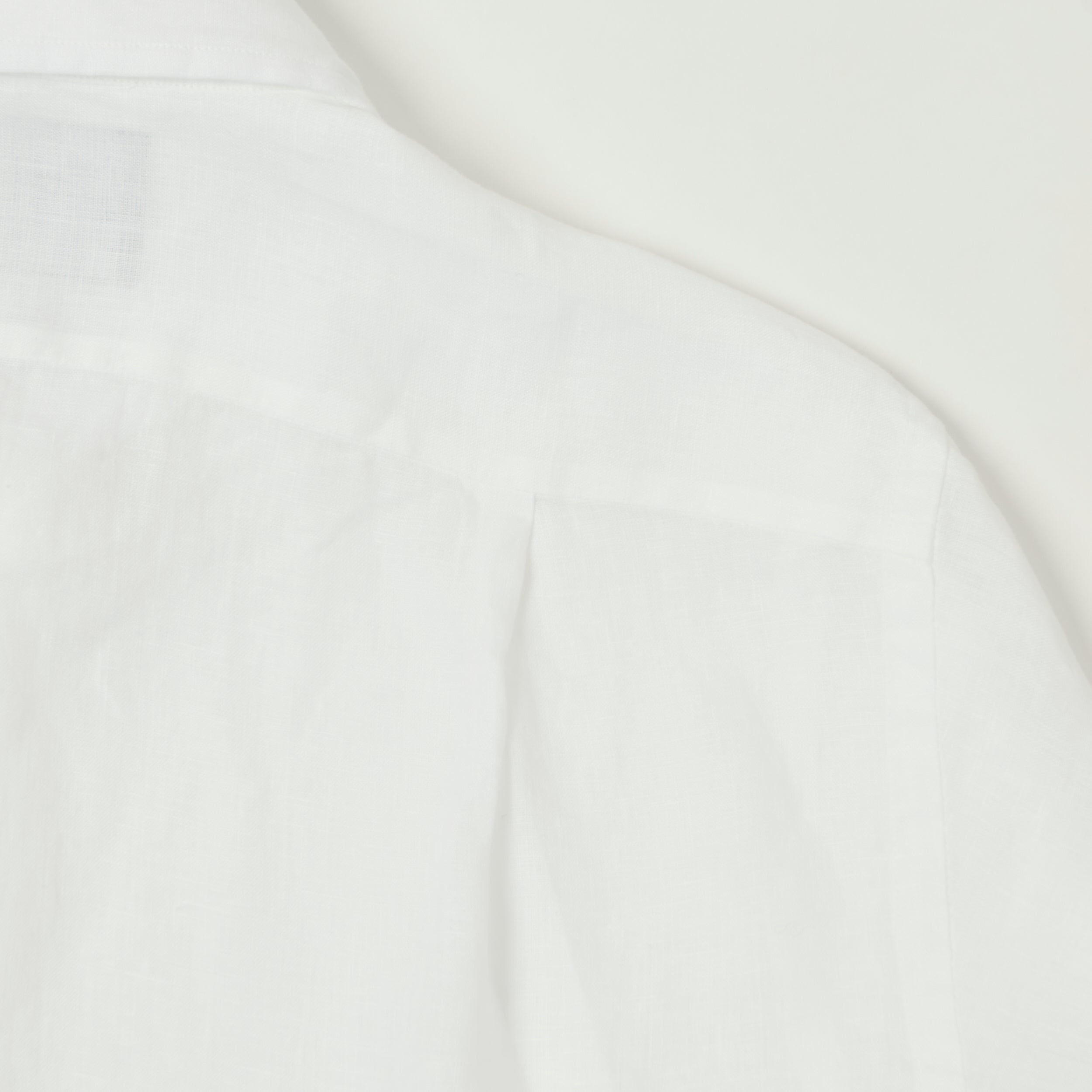 Drake's Linen Summer Shirt - White