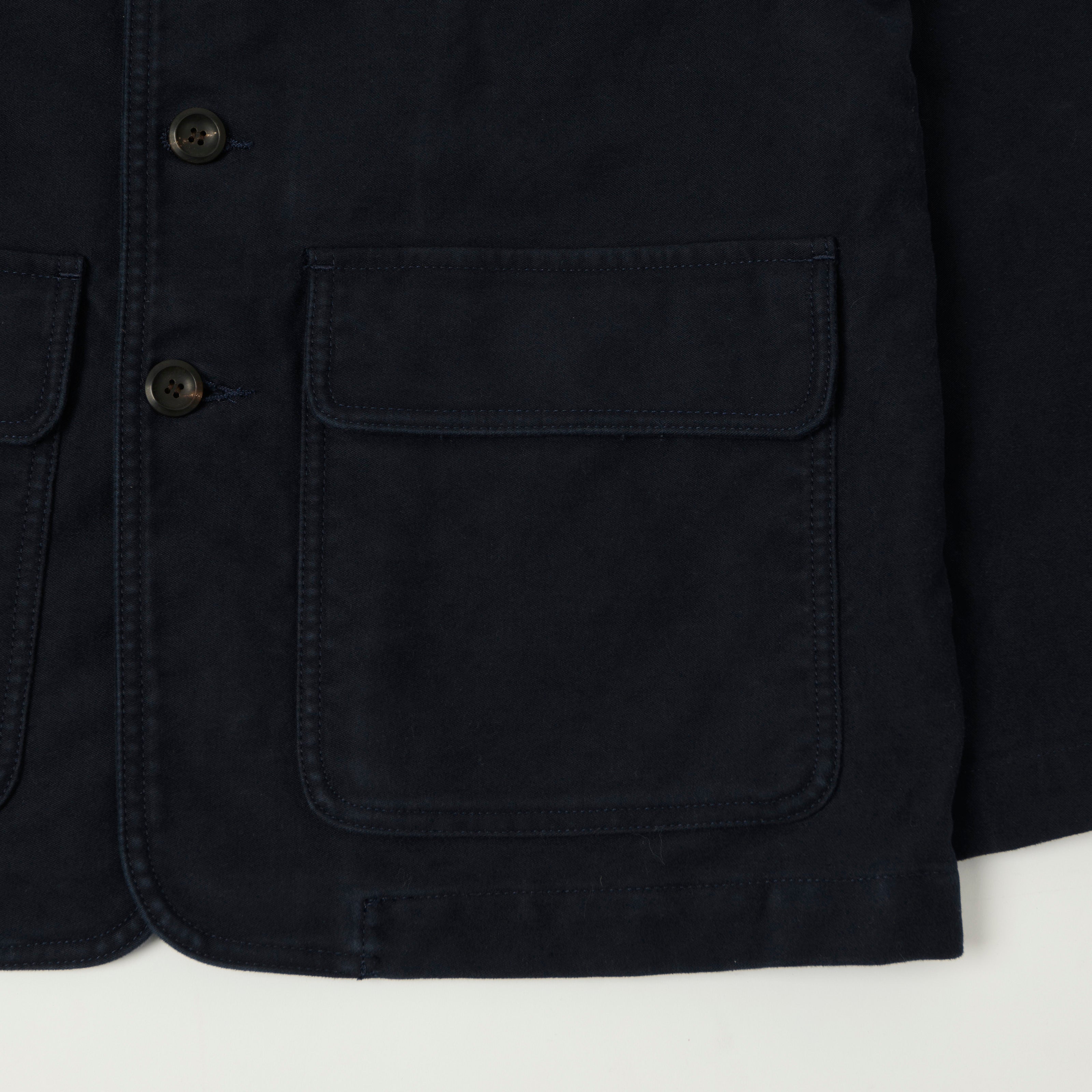 Drake's Japanese Moleskin Forestiere Jacket - Navy – SON OF A STAG