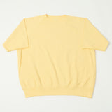 Dubbleworks Plain Style Off Cut Sweatshirt - Pale Yellow