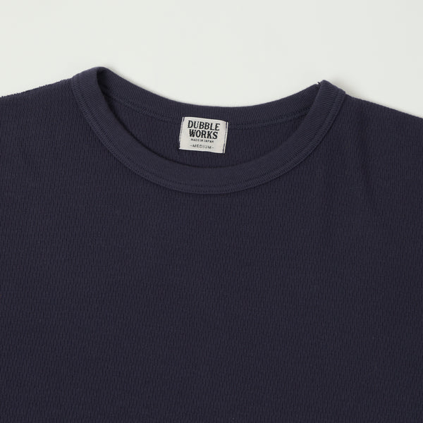 Dubbleworks L/S Thermal Crew Tee - Navy