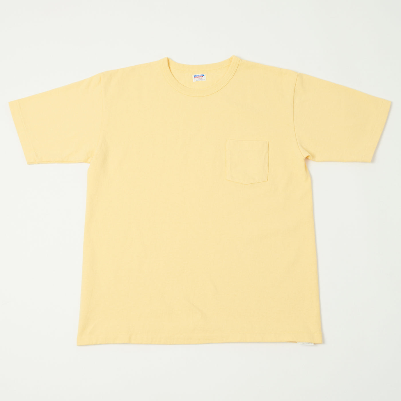 Dubbleworks Heavy Fabric Pocket Tee - Pale Yellow
