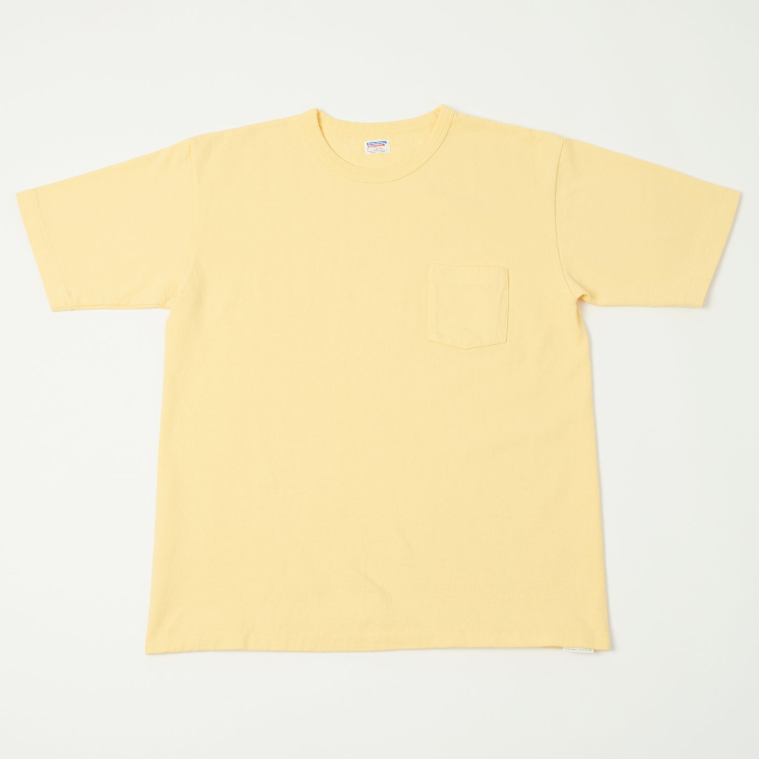 Dubbleworks Heavy Fabric Pocket Tee - Pale Yellow