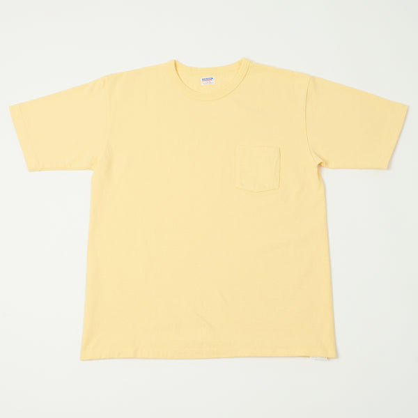 Dubbleworks Heavy Fabric Pocket Tee - Pale Yellow