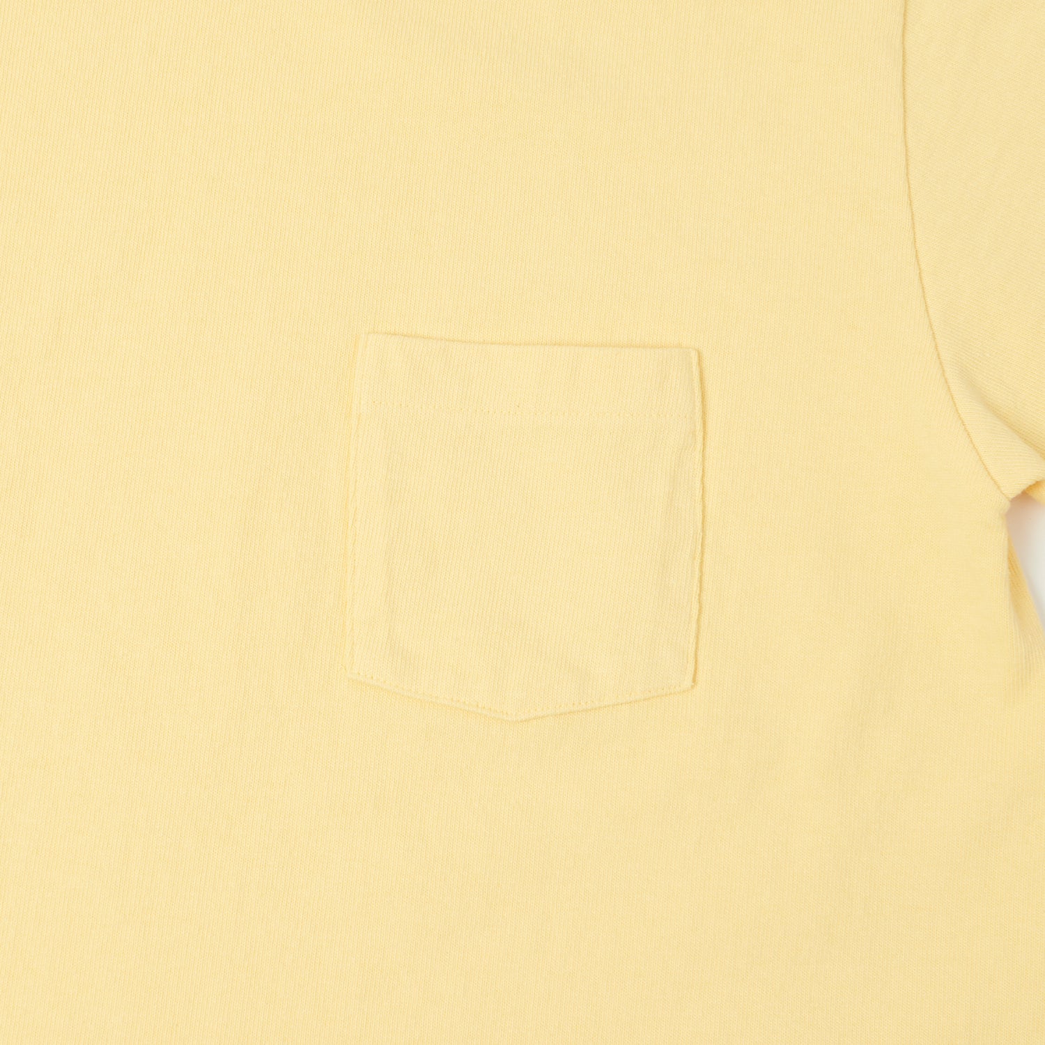 Dubbleworks Heavy Fabric Pocket Tee - Pale Yellow