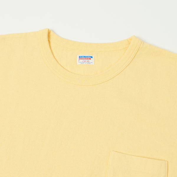 Dubbleworks Heavy Fabric Pocket Tee - Pale Yellow