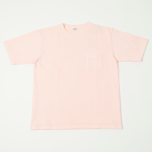 Dubbleworks Heavy Fabric Pigment Dye Pocket Tee - Pink