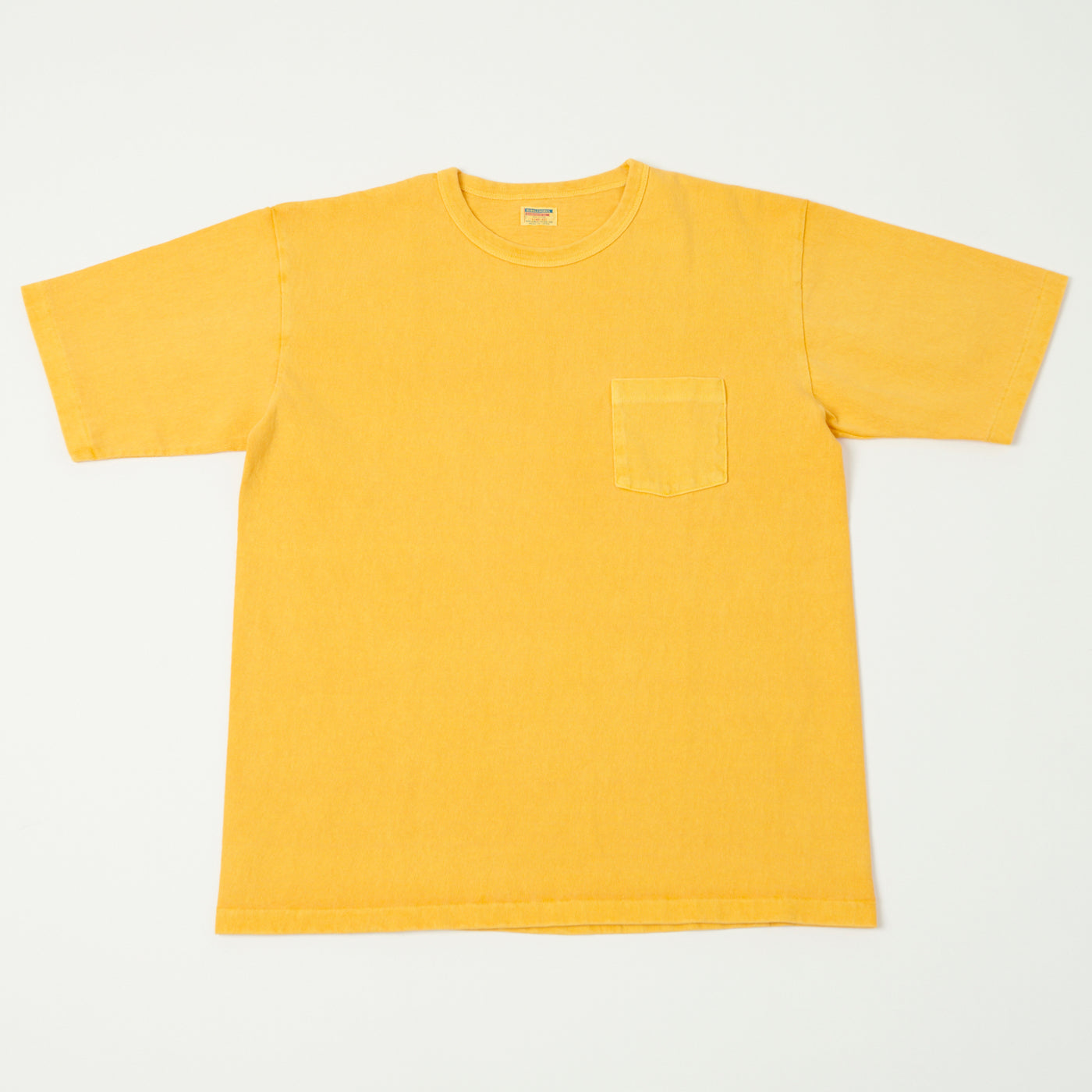 Dubbleworks Heavy Fabric Pigment Dye Pocket Tee - Gold