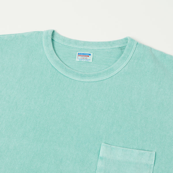 Dubbleworks Heavy Fabric Pigment Pocket Tee - Lt Turquoise