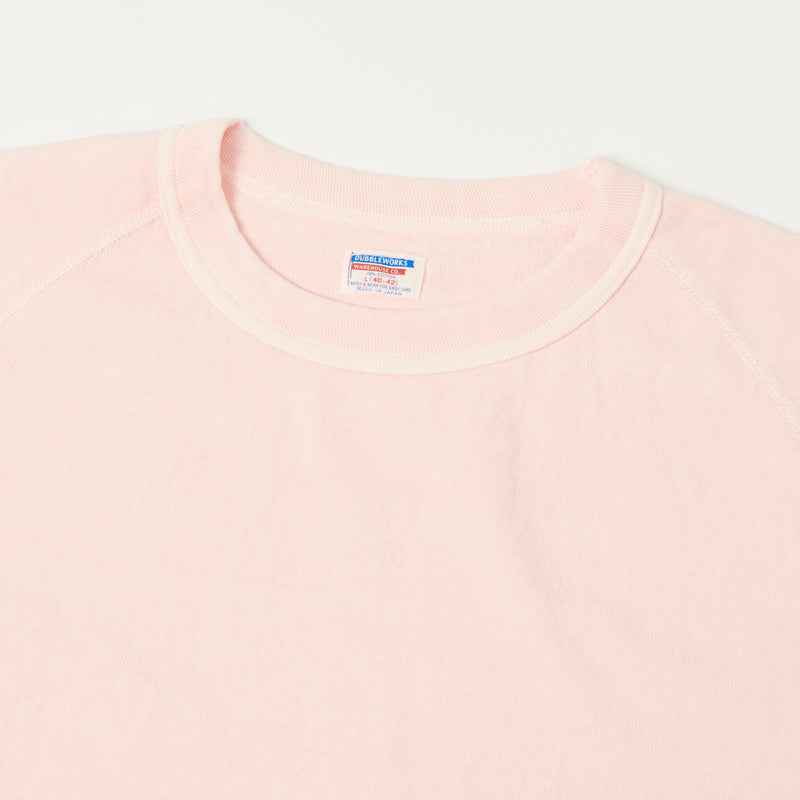 Dubbleworks Heavy Fabric Pigment Raglan Tee - Pink