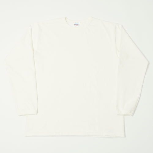 Dubbleworks Heavy Fabric Long Sleeve Tee - Off White