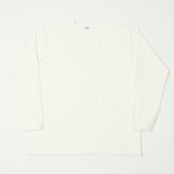 Dubbleworks Long Sleeve Heavy Fabric Tee - Off White