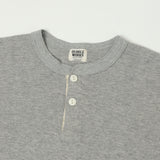 Dubbleworks Thermal L/S Henley - Heather Grey