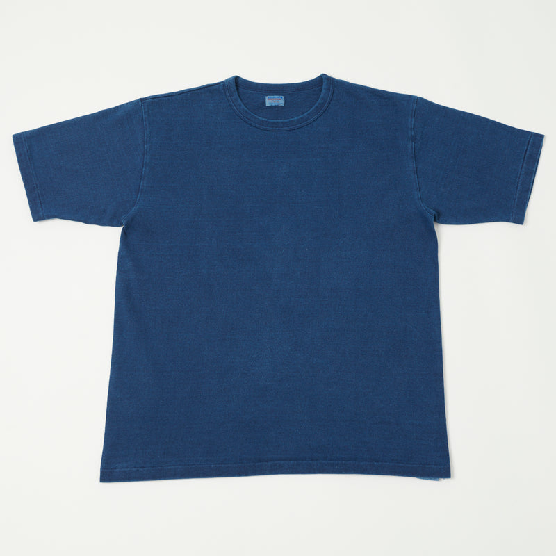 Dubbleworks Heavy Fabric Indigo Dye Tee - Indigo